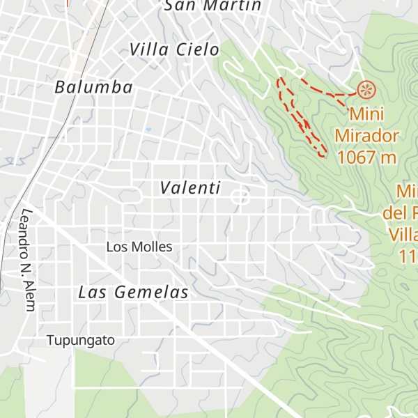 Map of Cabañas Henín Naguán