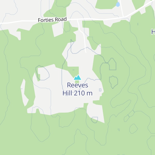 Map of Reeves Hill