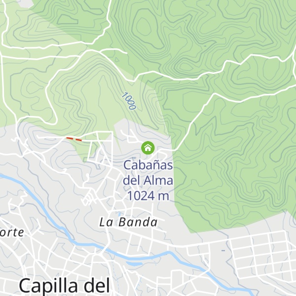 Map of Cabañas del Alma