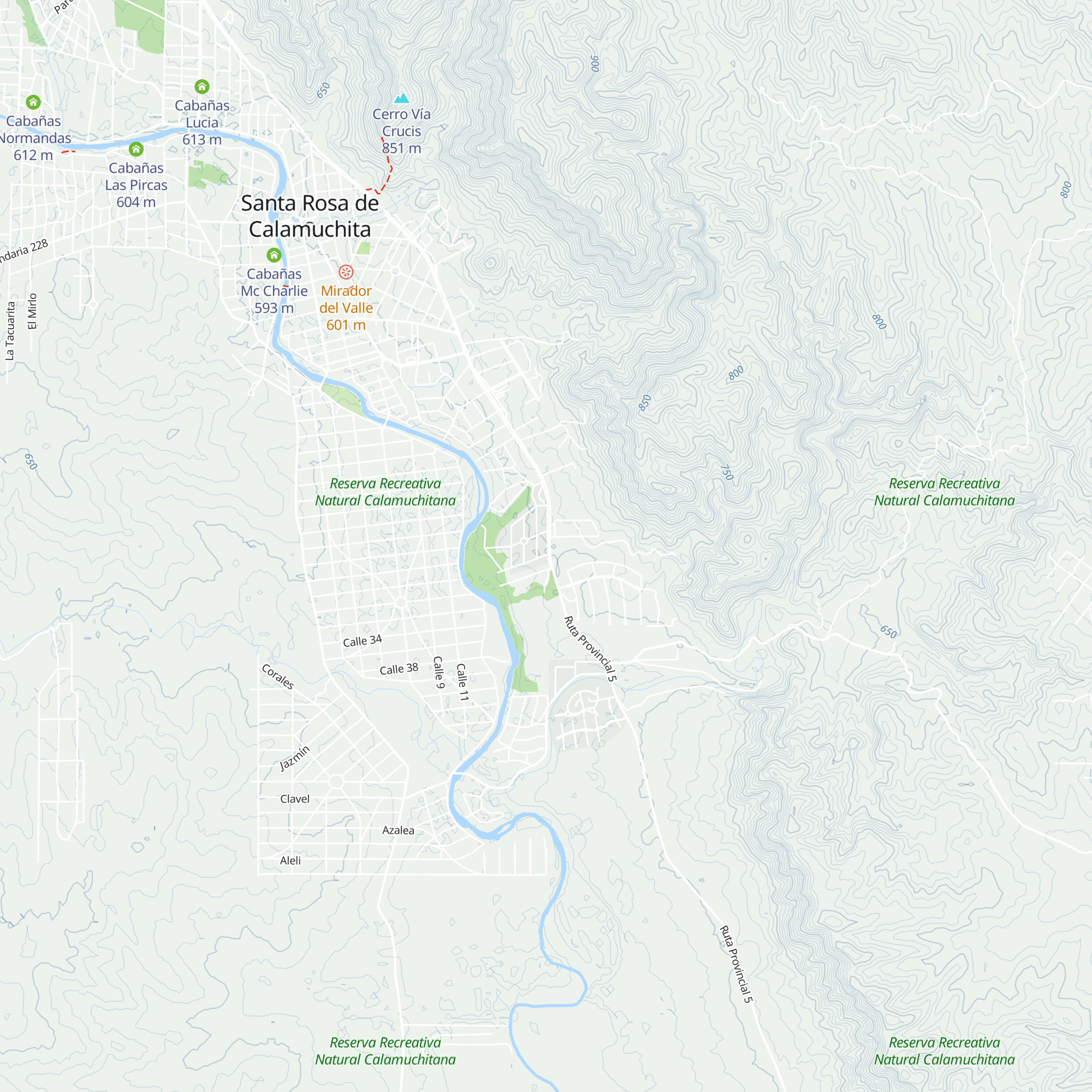 Cabañas El Tucan map