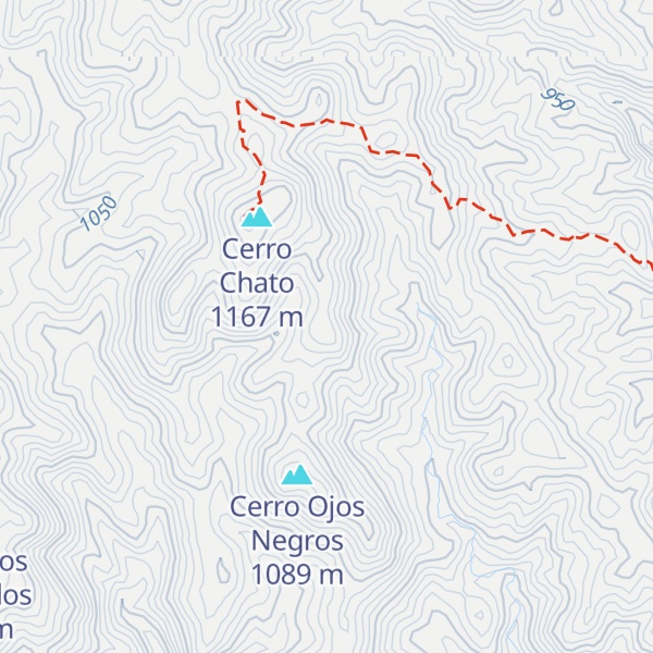 Map of Cerro La Tetilla