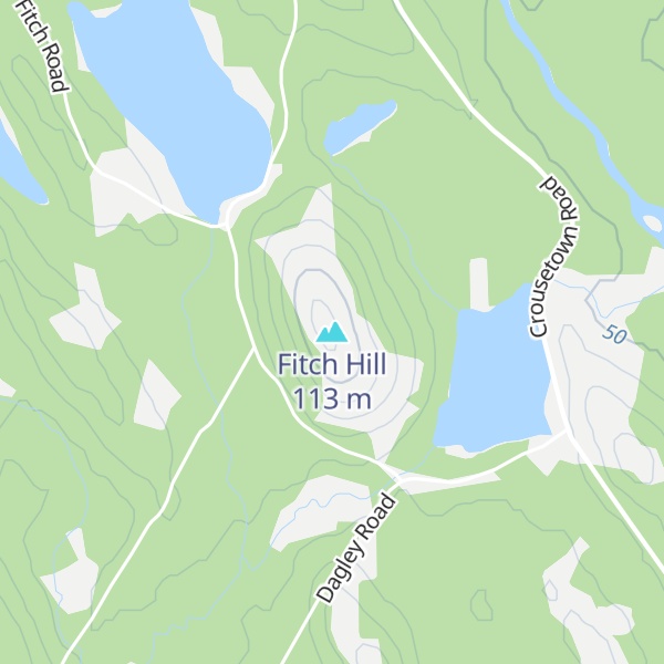 Map of Fitch Hill