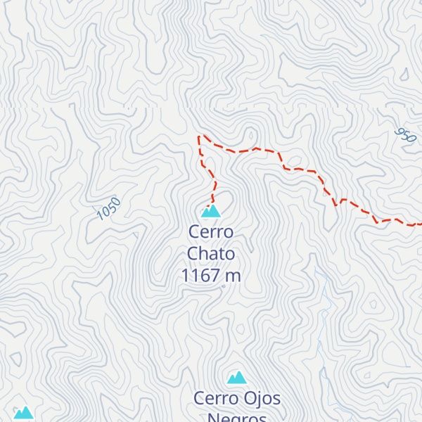 Map of Cerro Chato