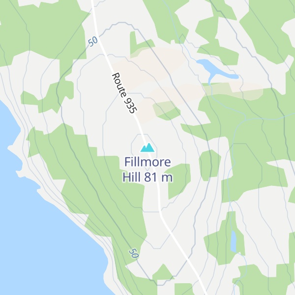 Map of Fillmore Hill