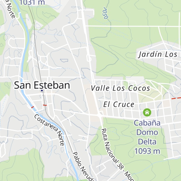 Map of Cabañas