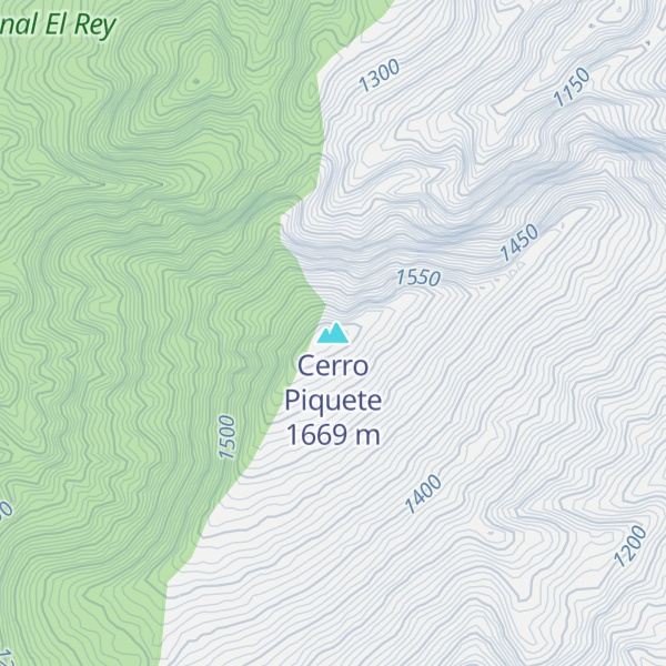 Map of Cerro Piquete