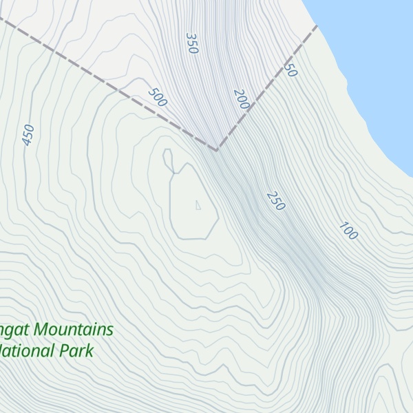 Map of Mount Sir Donald