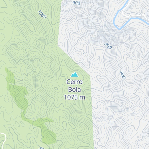 Map of Cerro Bola