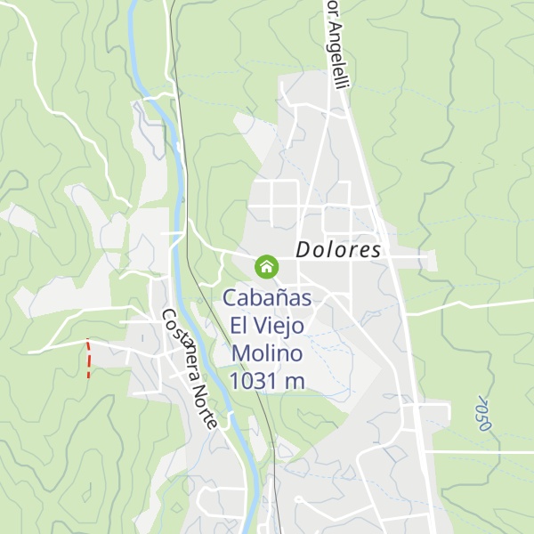 Map of Cabañas El Viejo Molino