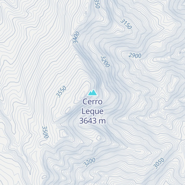 Map of Cerro Leque