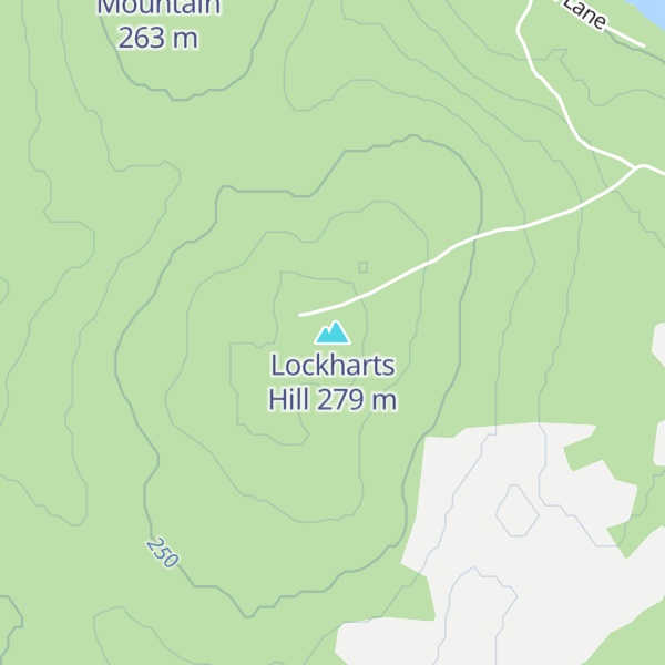 Map of Lockharts Hill
