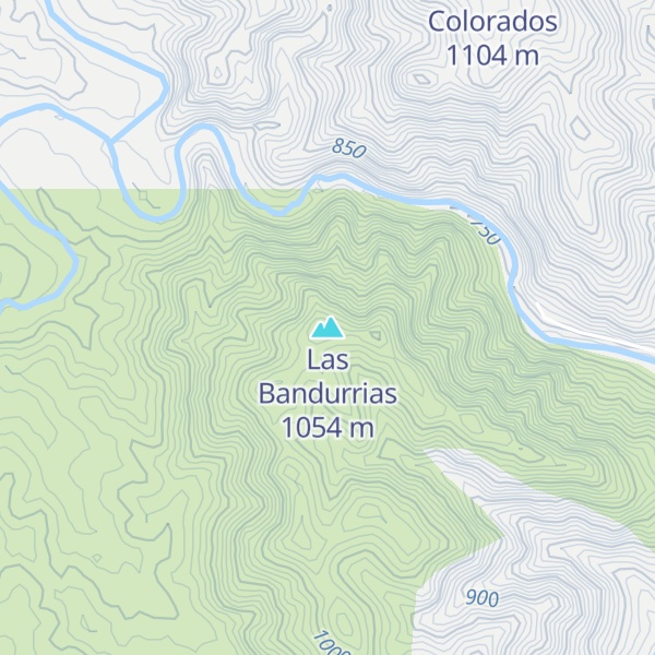 Map of Las Bandurrias