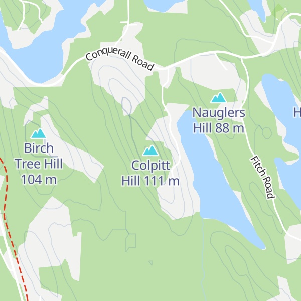 Map of Colpitt Hill