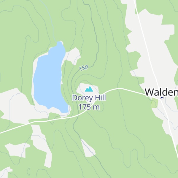 Map of Dorey Hill