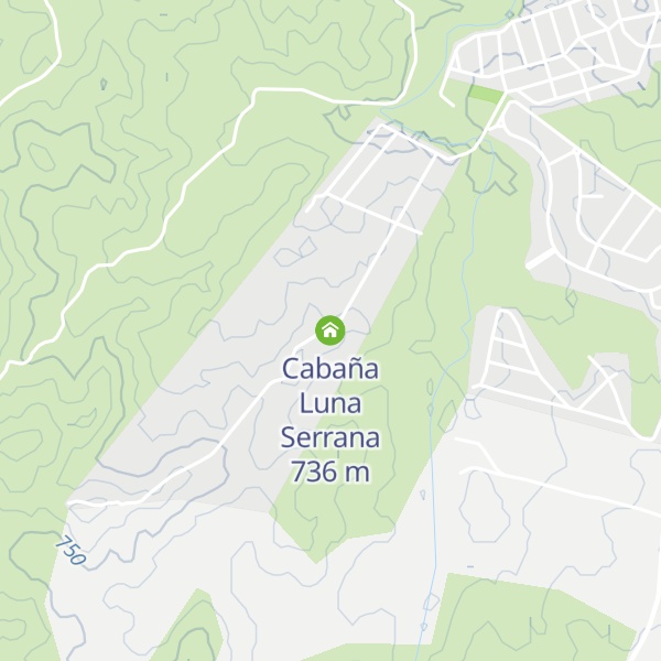 Map of Cabaña Luna Serrana