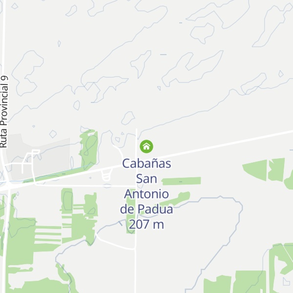 Map of Cabañas San Antonio de Padua