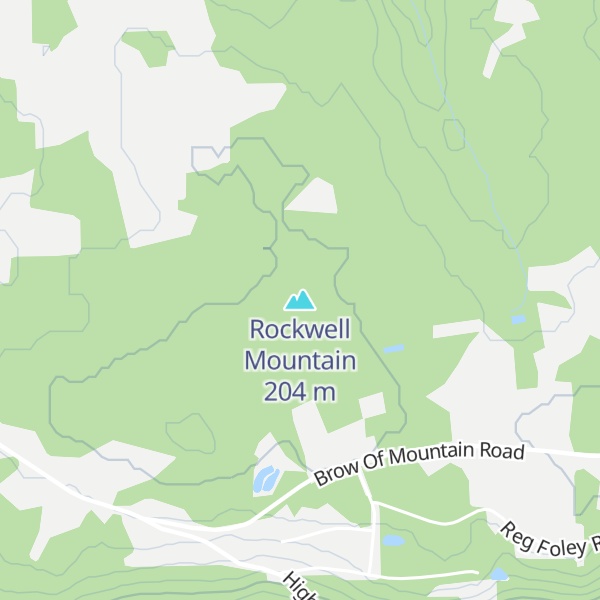 Map of Rockwell Mountain