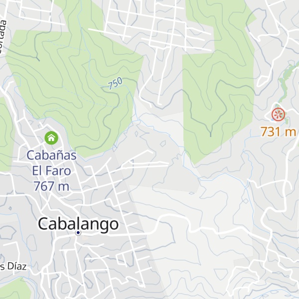 Map of Cabañas Chañares de Sofía