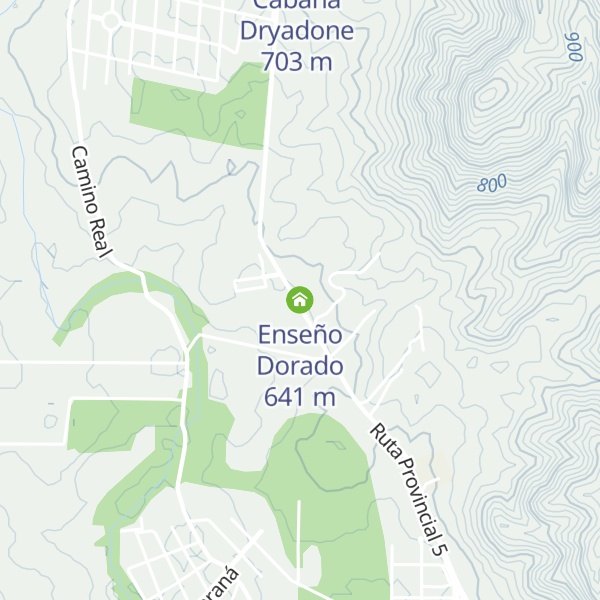 Map of Enseño Dorado