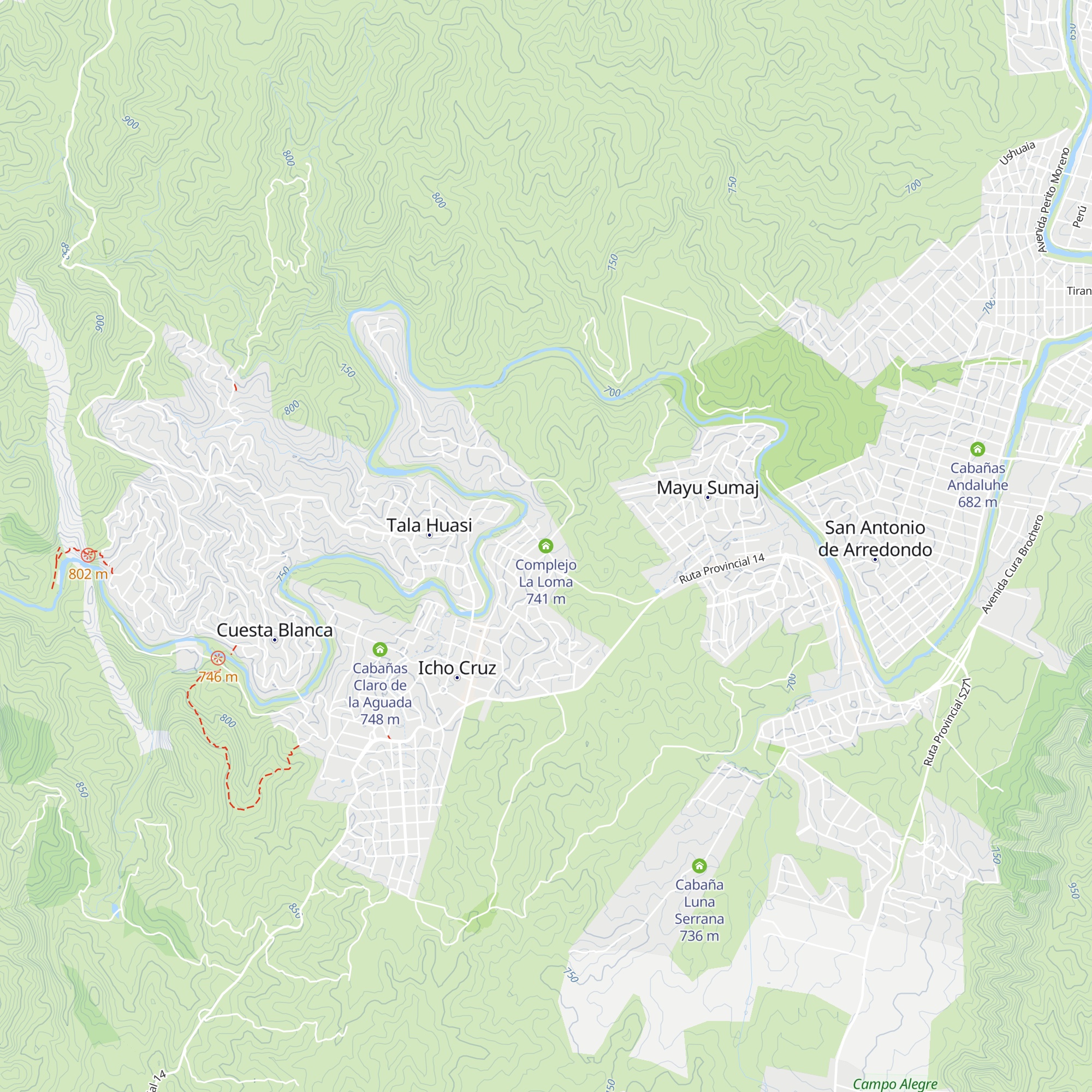 Complejo La Loma map