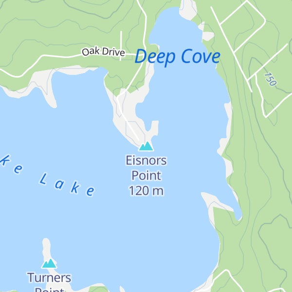 Map of Eisnors Point