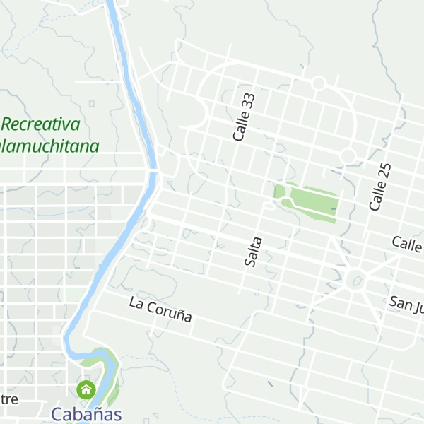 Map of Cabañas Posta Mágica