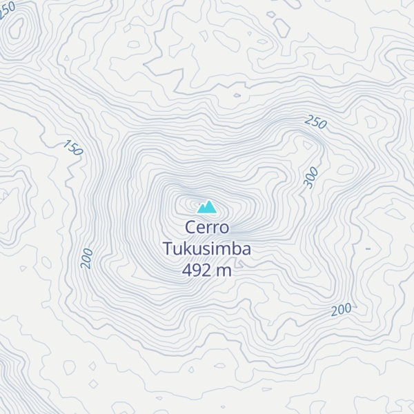 Map of Cerro Tukusimba