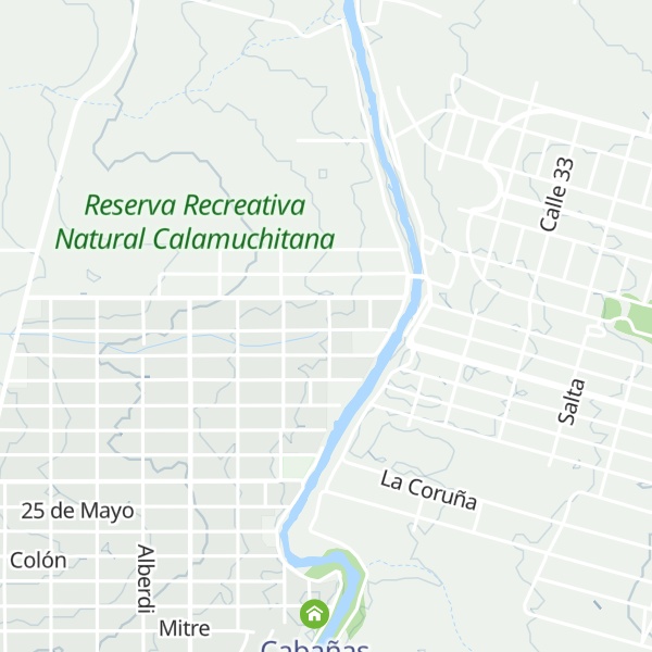 Map of Cabañas "Henin"