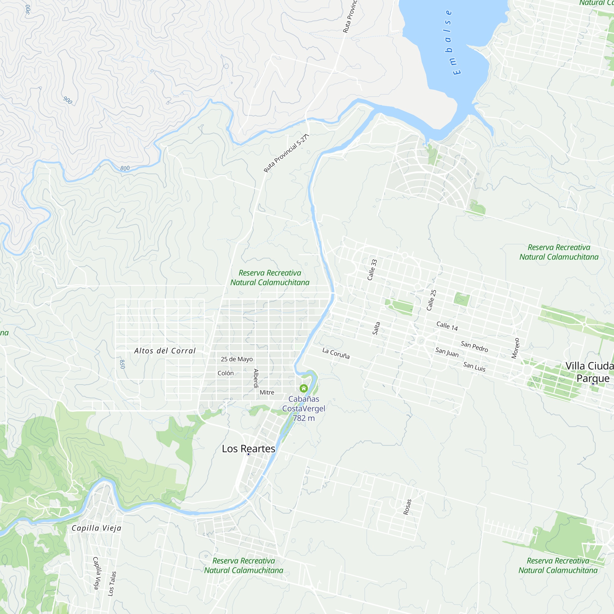 Cabañas "Henin" map