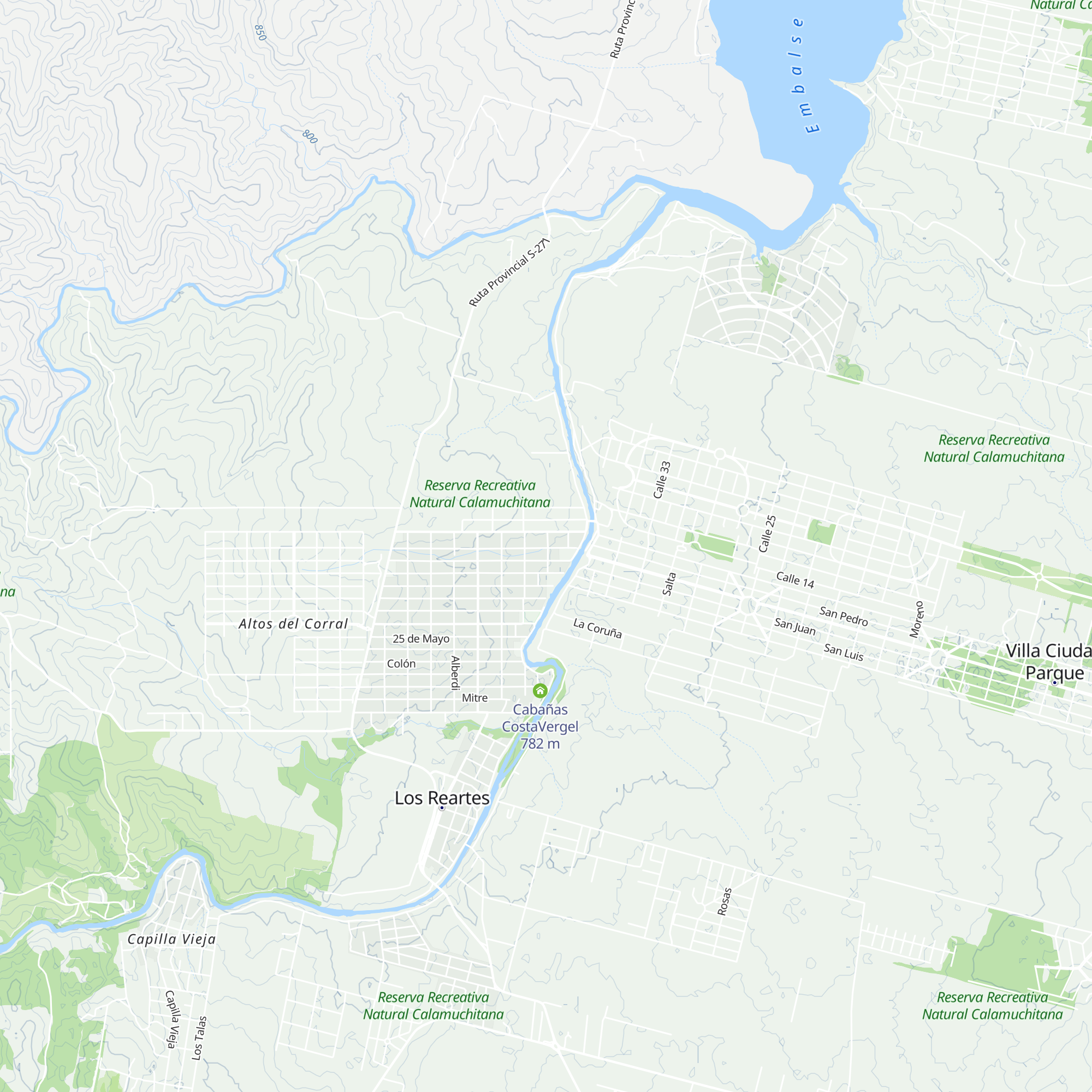 Cabañas "Henin" map