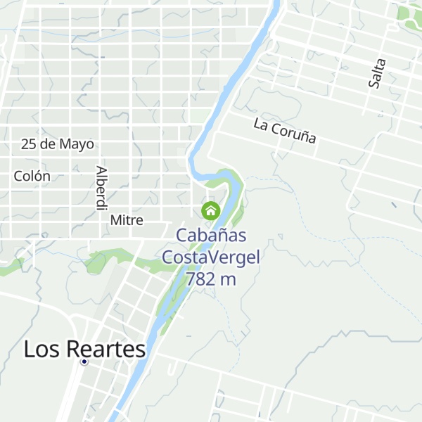 Map of Cabañas CostaVergel