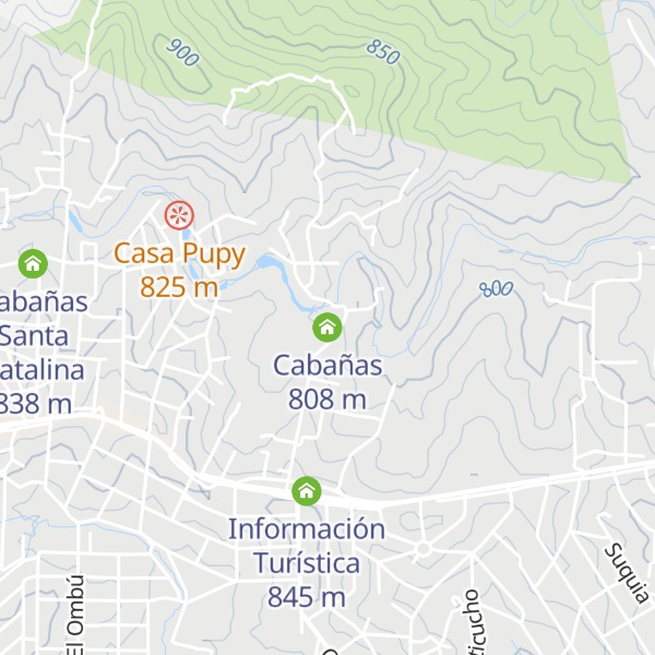 Map of Cabañas