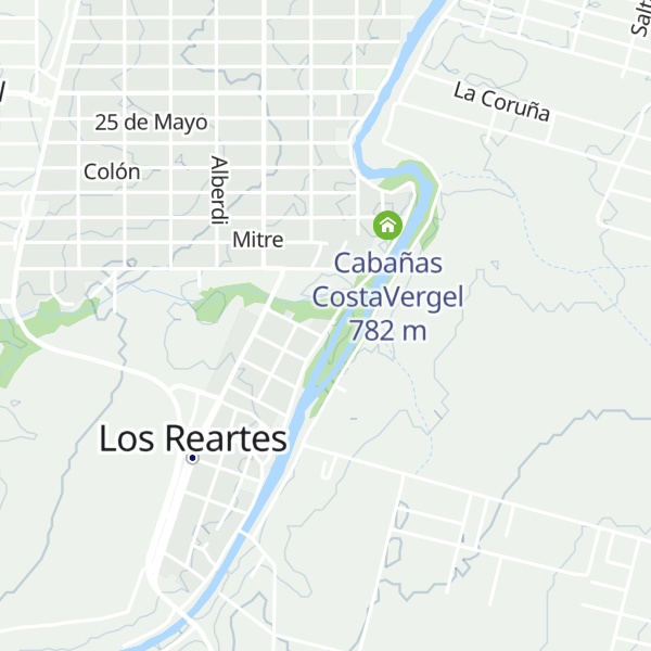 Map of Cabañas