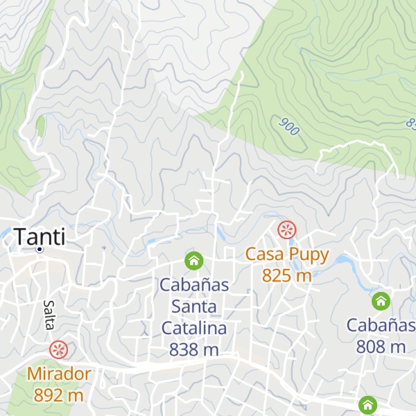 Map of Cabañas