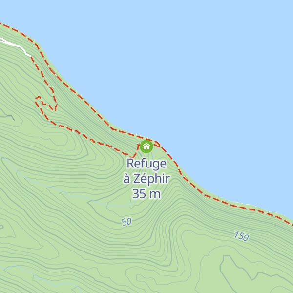 Map of Refuge à Zéphir