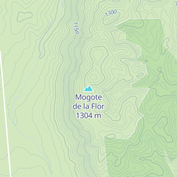 Map of Mogote de la Flor