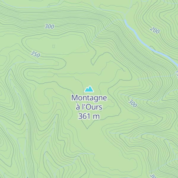Map of Montagne à l'Ours
