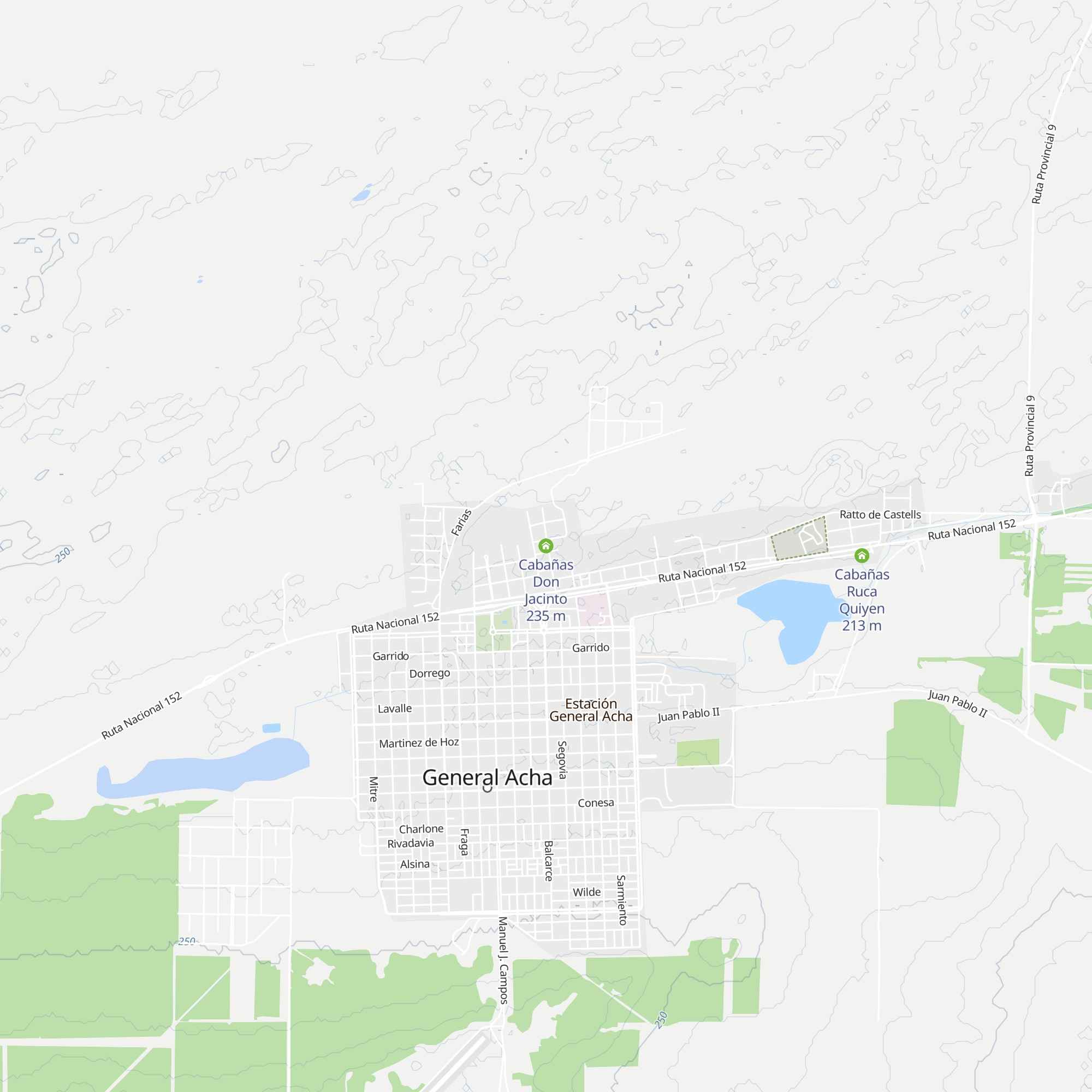 Cabañas Don Jacinto map