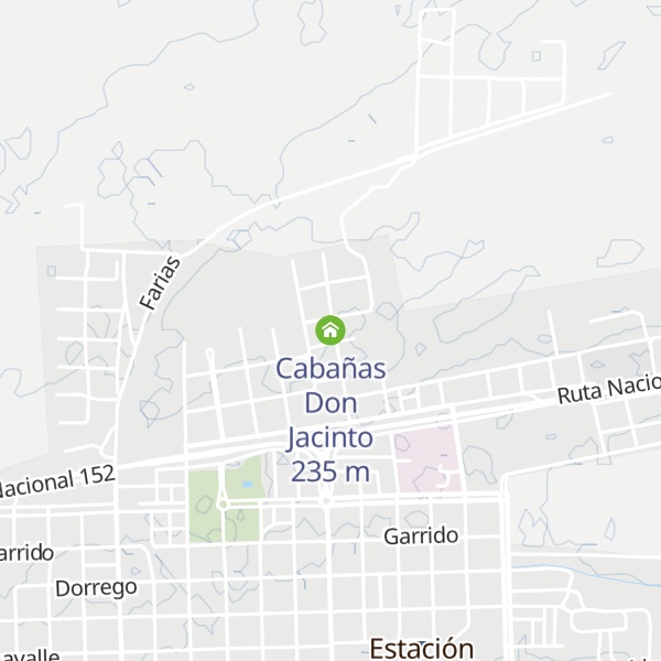 Map of Cabañas Don Jacinto