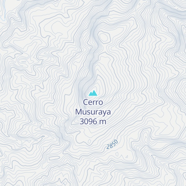 Map of Cerro Musuraya