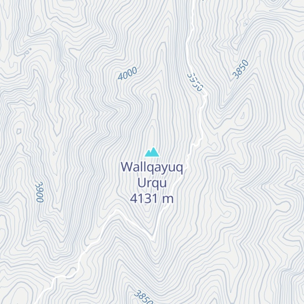 Map of Wallqayuq Urqu