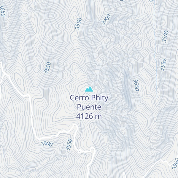 Map of Cerro Phity Puente