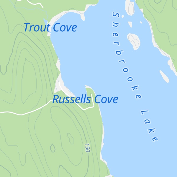 Map of Russells Point