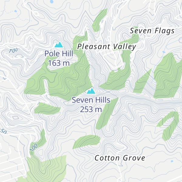 Map of Seven Hills