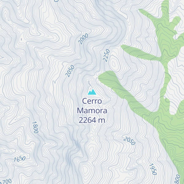 Map of Cerro Mamora