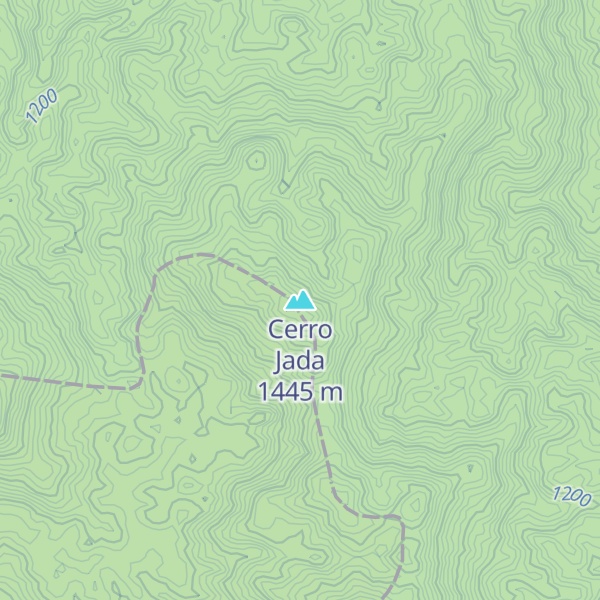 Map of Cerro Jada