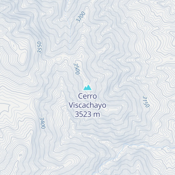 Map of Cerro Viscachayo