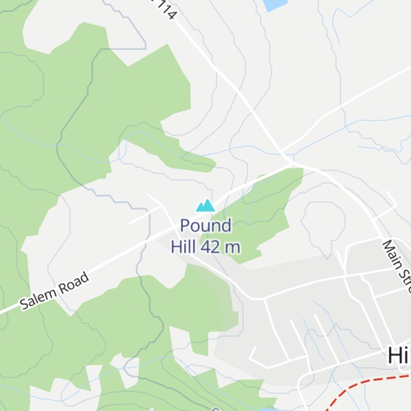 Map of Pound Hill