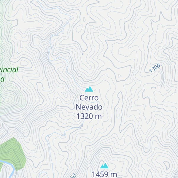 Map of Cerro Nevado