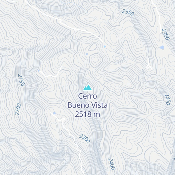 Map of Cerro Bueno Vista